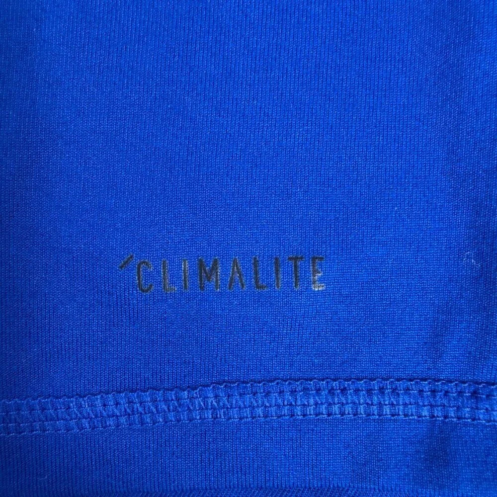Adidas Freelift Men’s T-Shirt Medium Blue Climalite Athletic Training Tee Size M